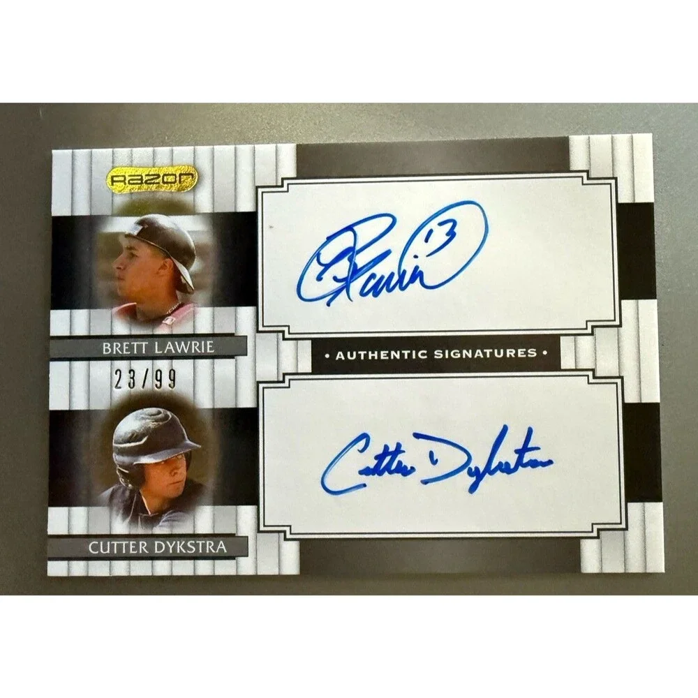 2008 Razor Signature Series - Dual Signatures Brett Lawrie, Cutter Dykstra #DS-9